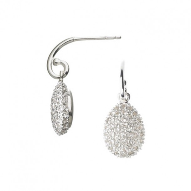 Kate Middleton Wearing The Links Of London Hope Egg Earrings