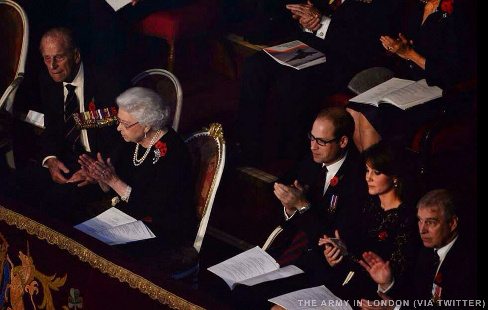 Kate Middleton at the Festival of Remembrance 2015