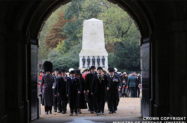 Remembrance Service in Whitehall London