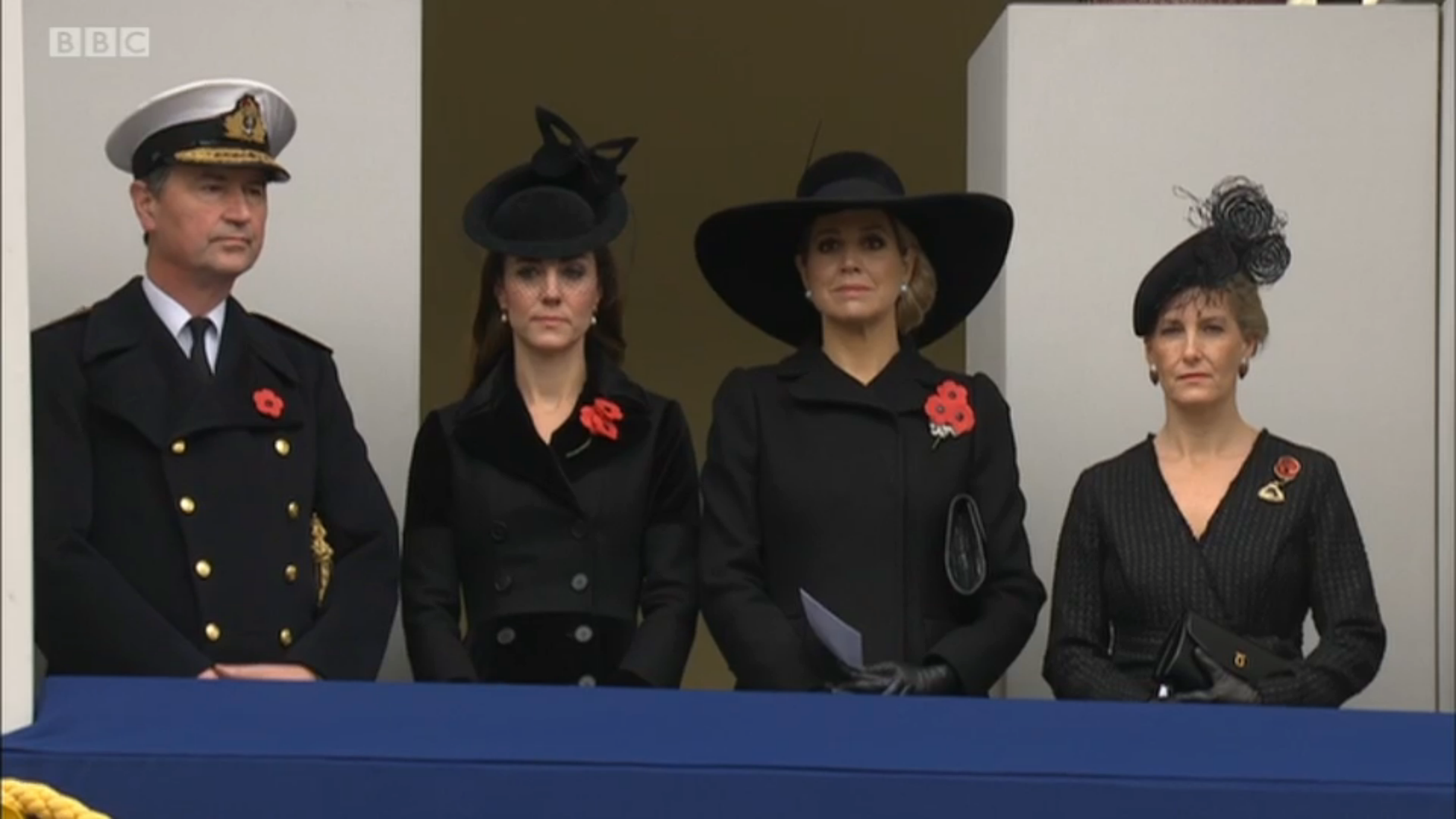 Duchess of Cambridge attends 2015 National Service of Remembrance