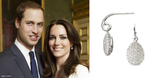 Kate Middleton's hope egg earrings