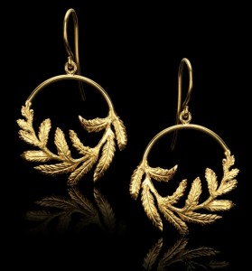 Catherine zoraida Fern hoop Earrings