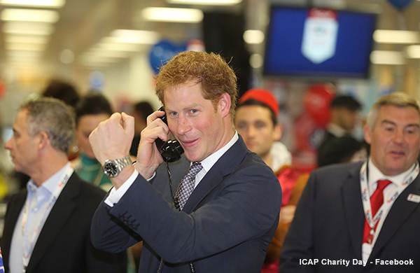 Prince Harry at the 2014 ICAP day