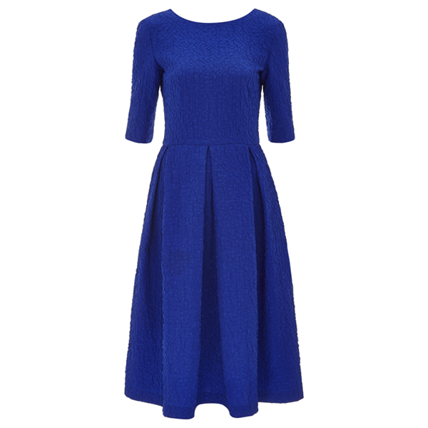 Saloni Martine dress in cobalt blue as worn by Kate Middleton