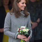 Kate Middleton wears Reiss Coat to Action on Addiction training centre today