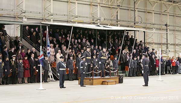 RAF disbandment parade