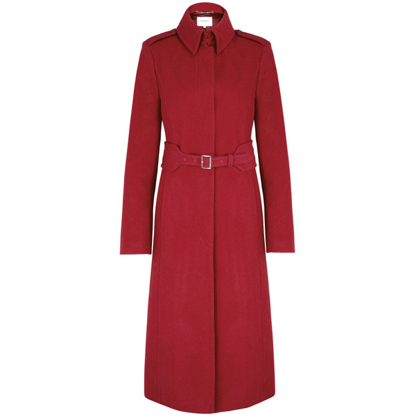 red coat dresses