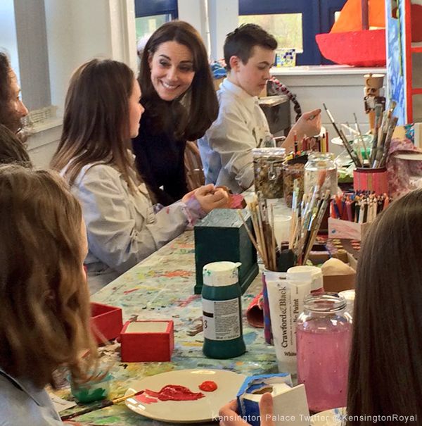 Kate Middleton visits The Art Room