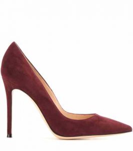 Gianvito Rossi in Burgundy/Purple