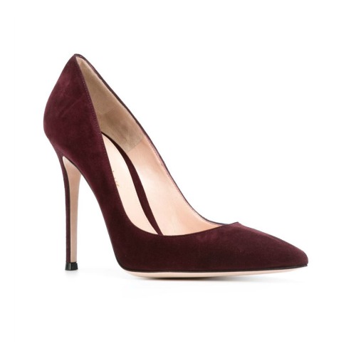 Gianvito Rossi 105 pumps in burgundy