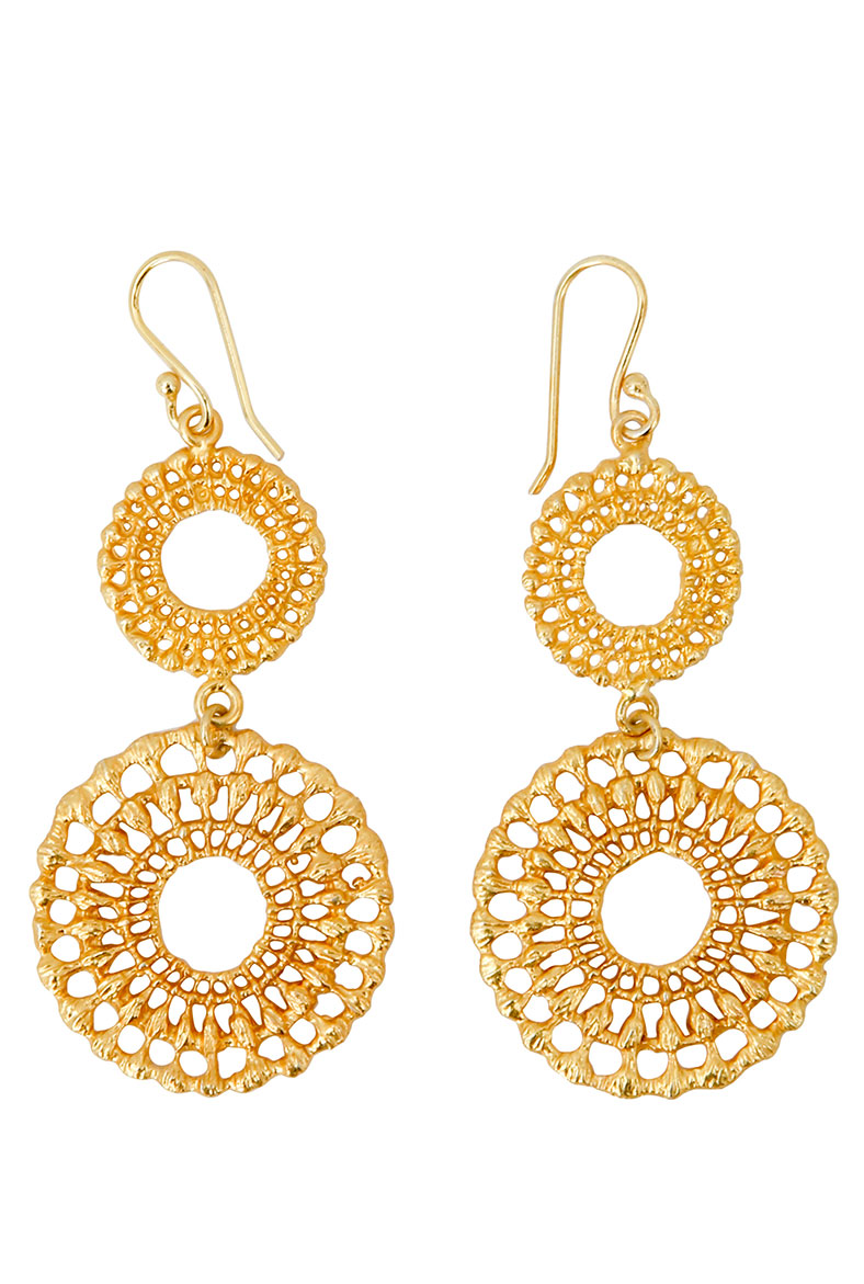 Brora-Gold-Charm-Earrings