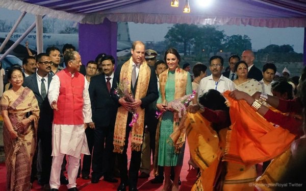 William and Kate in Assam, India