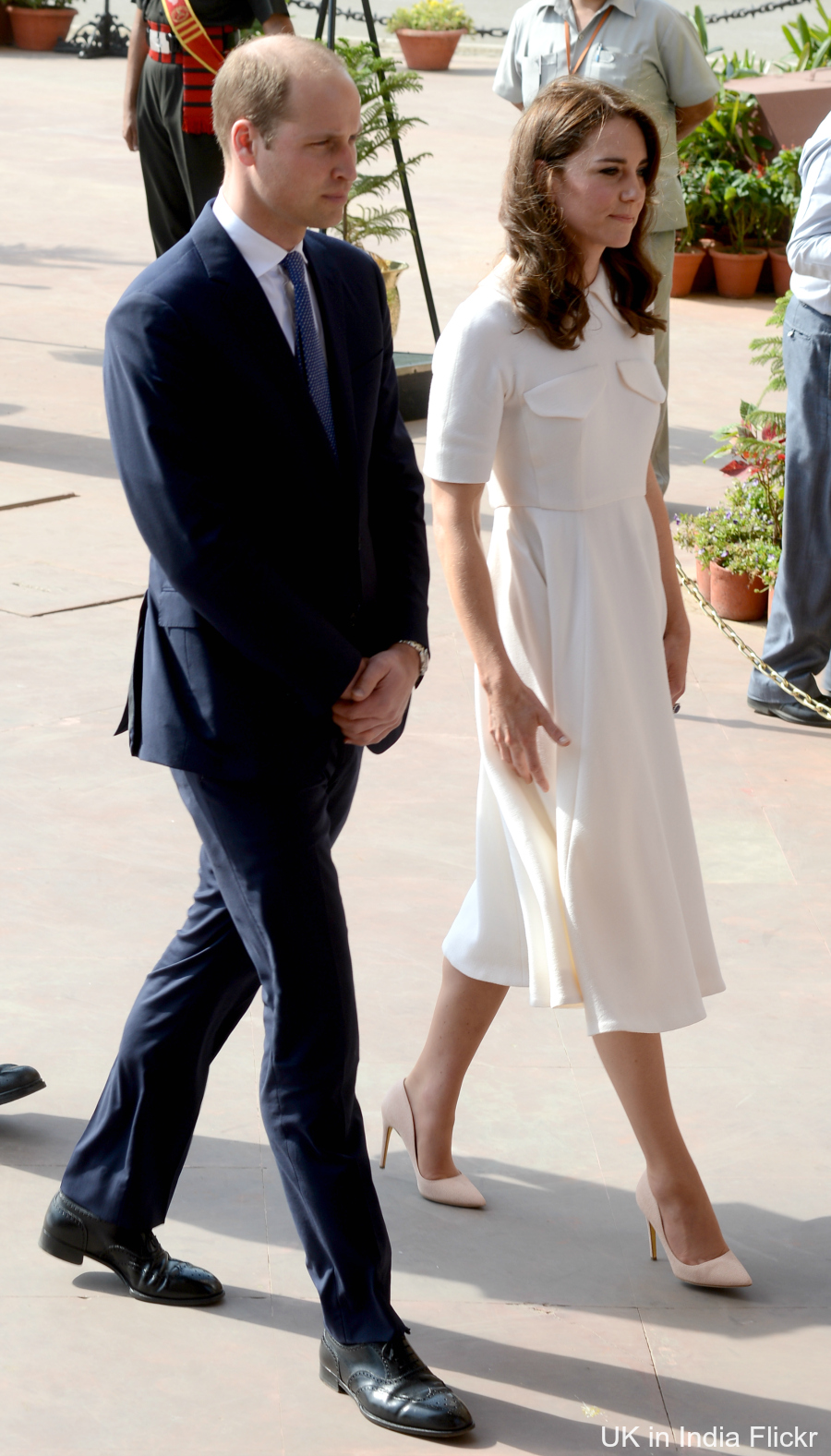 Kate Middleton wearing Rupert Sanderson pumps