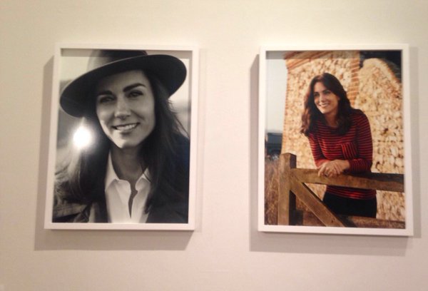 Kate Middleton's Vogue Magazine Pictures on Display at the NPG