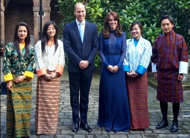 William & Kate meet with young people from India & Bhutan