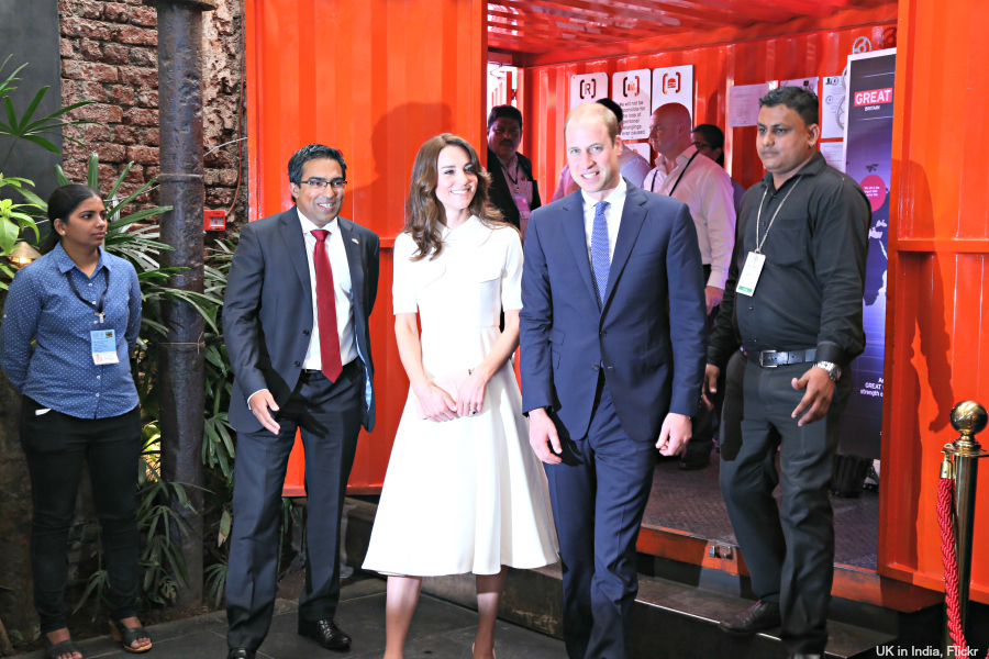 William and Kate meet young entrapreneurs in Mumbai