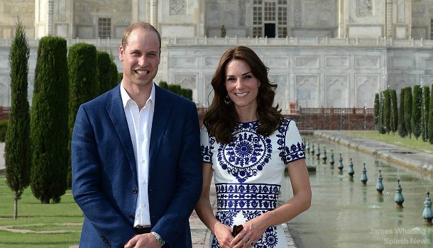 William and Kate visit the Taj Mahal