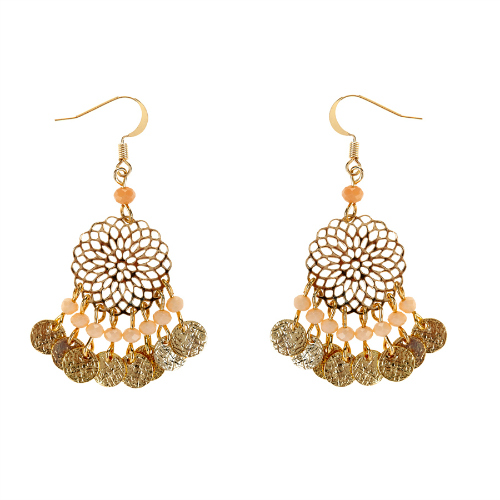 Accessorize Filigree and Bead Drop Earrings