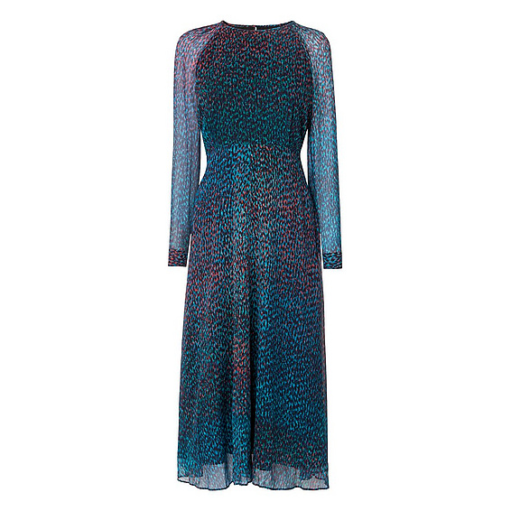 L.K. Bennett Addison Dress in Purple/Blue