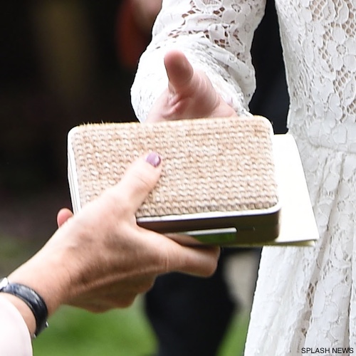Kate Middleton's box clutch bag at Royal Ascot