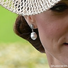 Kate Middleton's new pearl earrings at Royal Ascot