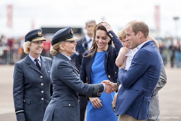 Kate Middleton air cadets Twitter