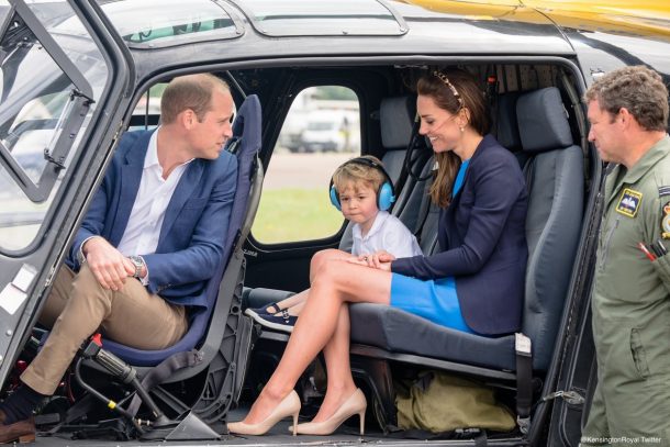 William, Kate and George 