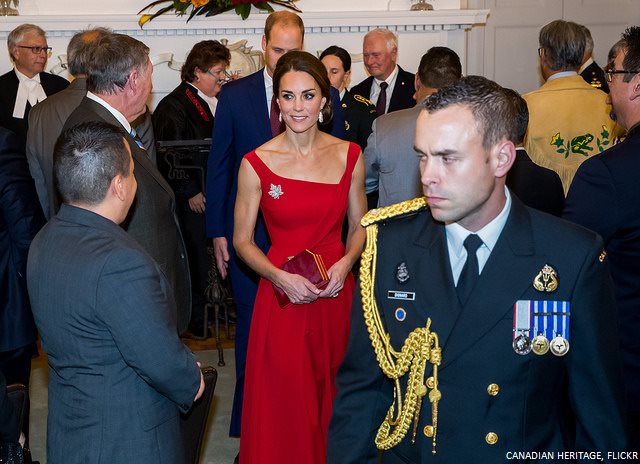 William and Kate attended a reception at Government House