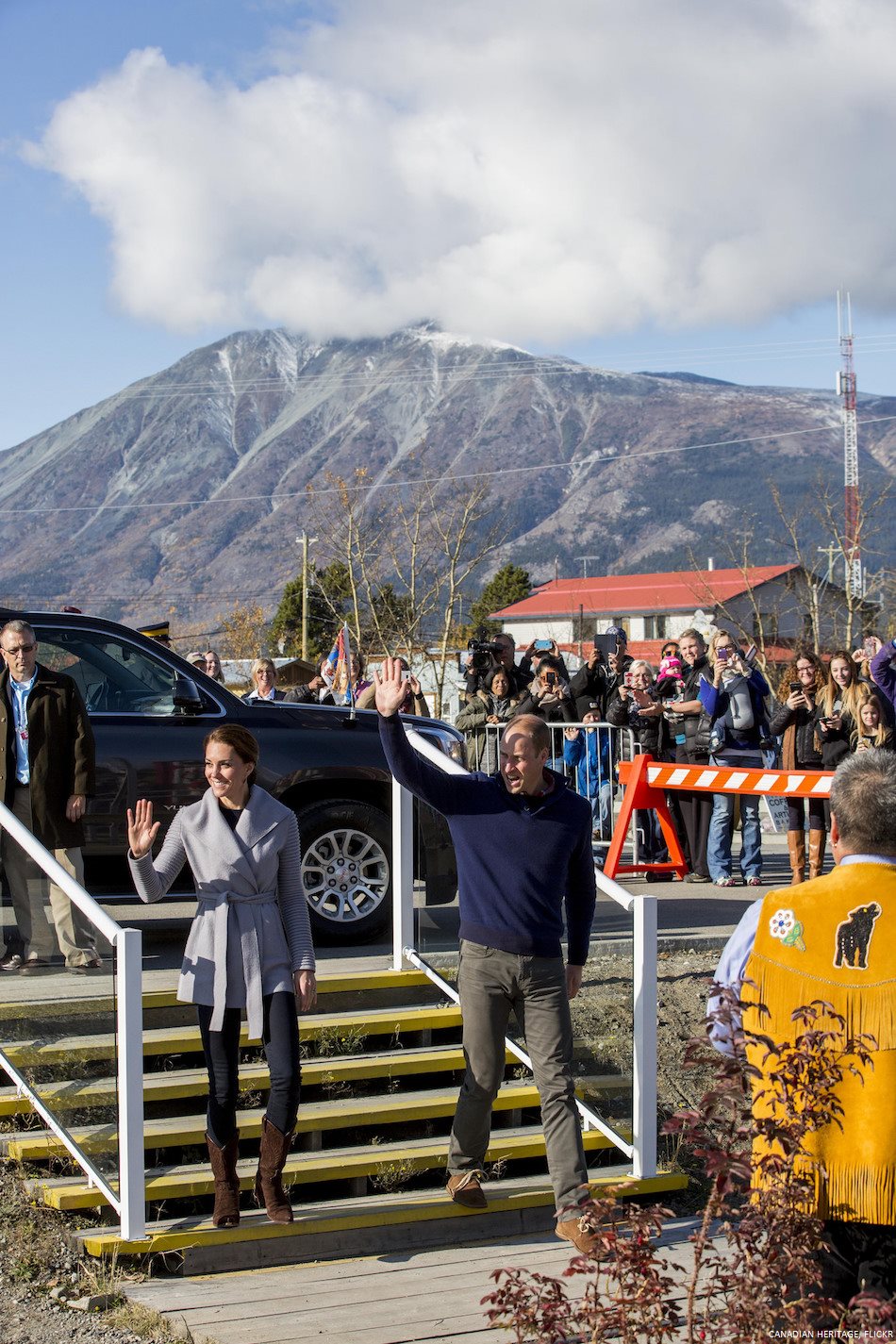 William and Kate in Yukon