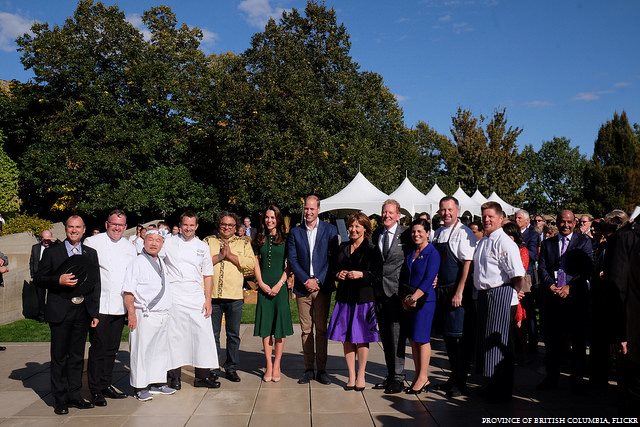 William and Kate at the Taste of British Columbia Festival