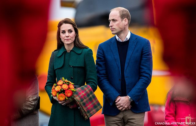 Kate Middletons maple leaf tartan scarf