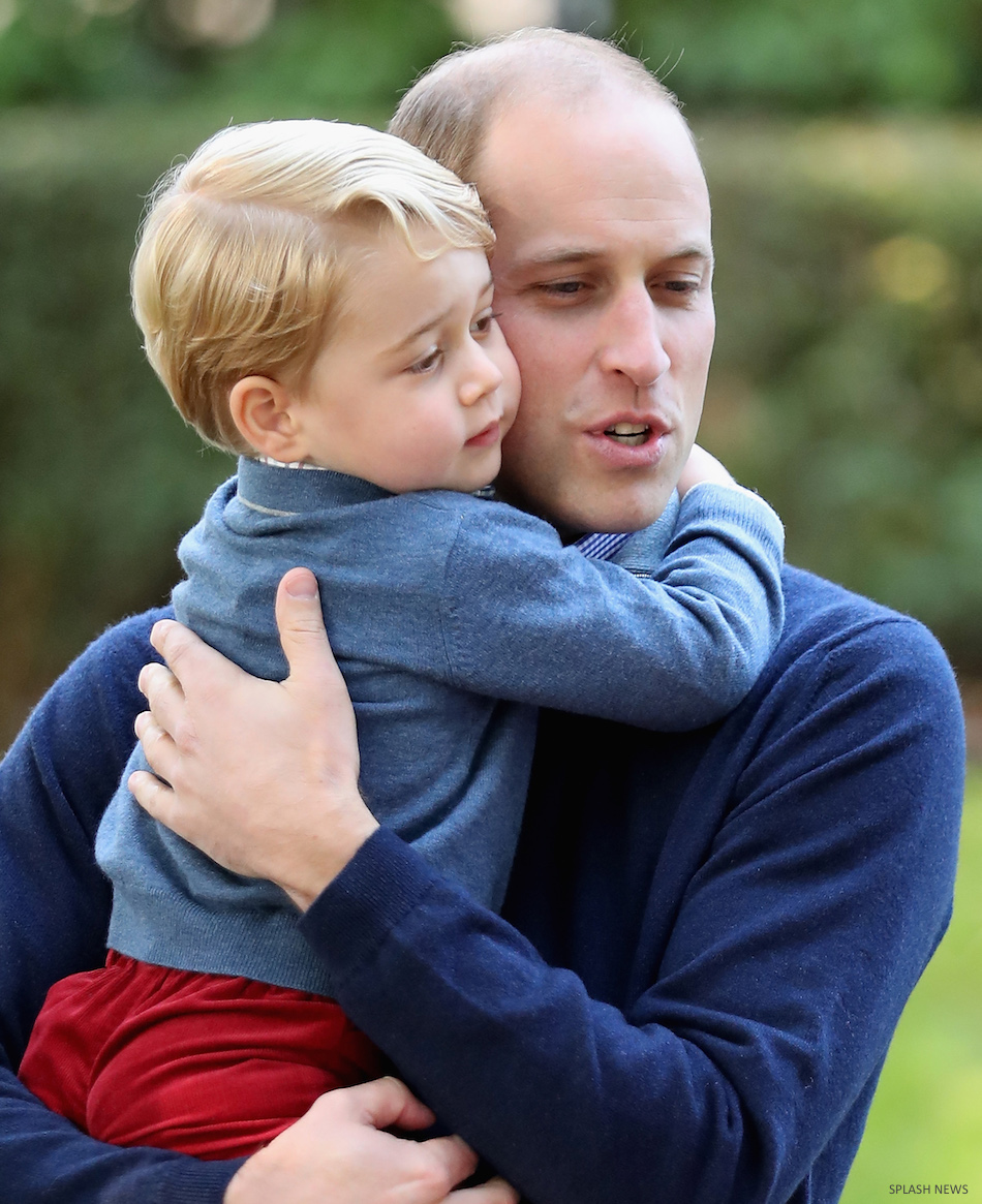 The Duke and Duchess of Cambridge, Prince George and Princess Charlotte attend a children's party for Military families at Government House, Victoria, British Columbia, Canada, on the 29th September 2016.