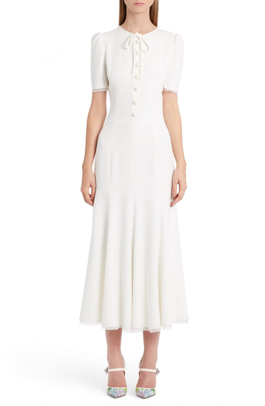 dolce gabbana dress white