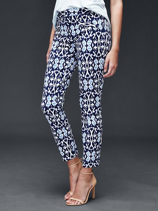 Ladies Trousers, Printed, Cropped, Wide Leg EDEN PARK