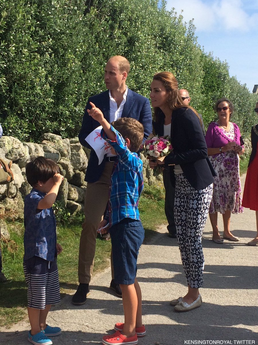 William and Kate on St Martin's