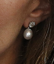 Kate Middleton's pear earrings in Vancouver