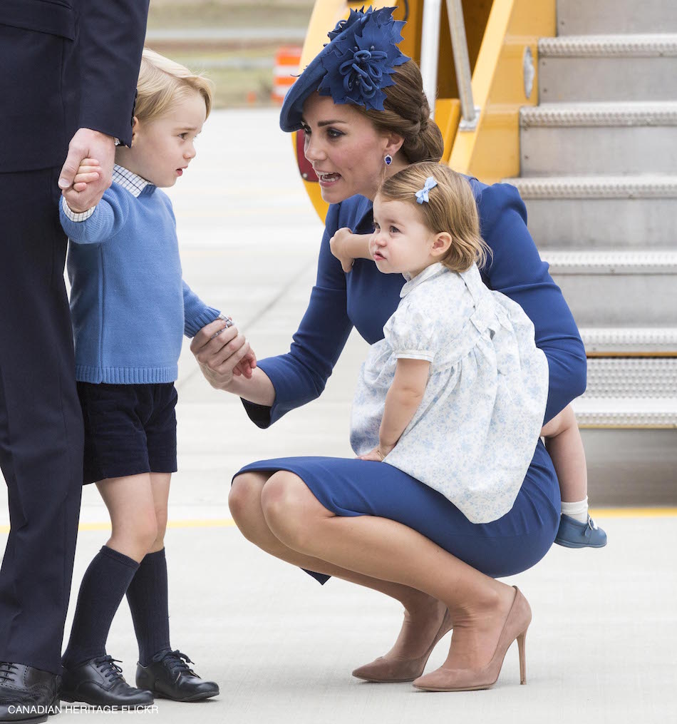 Prince George, Princess Charlotte and the Duchess of Cambridge in Canada