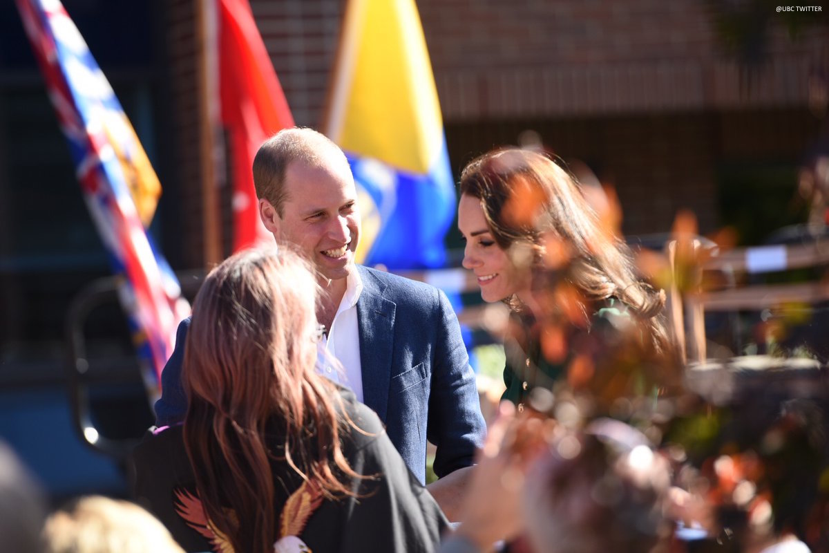 William and Kate at the University of British Columbia