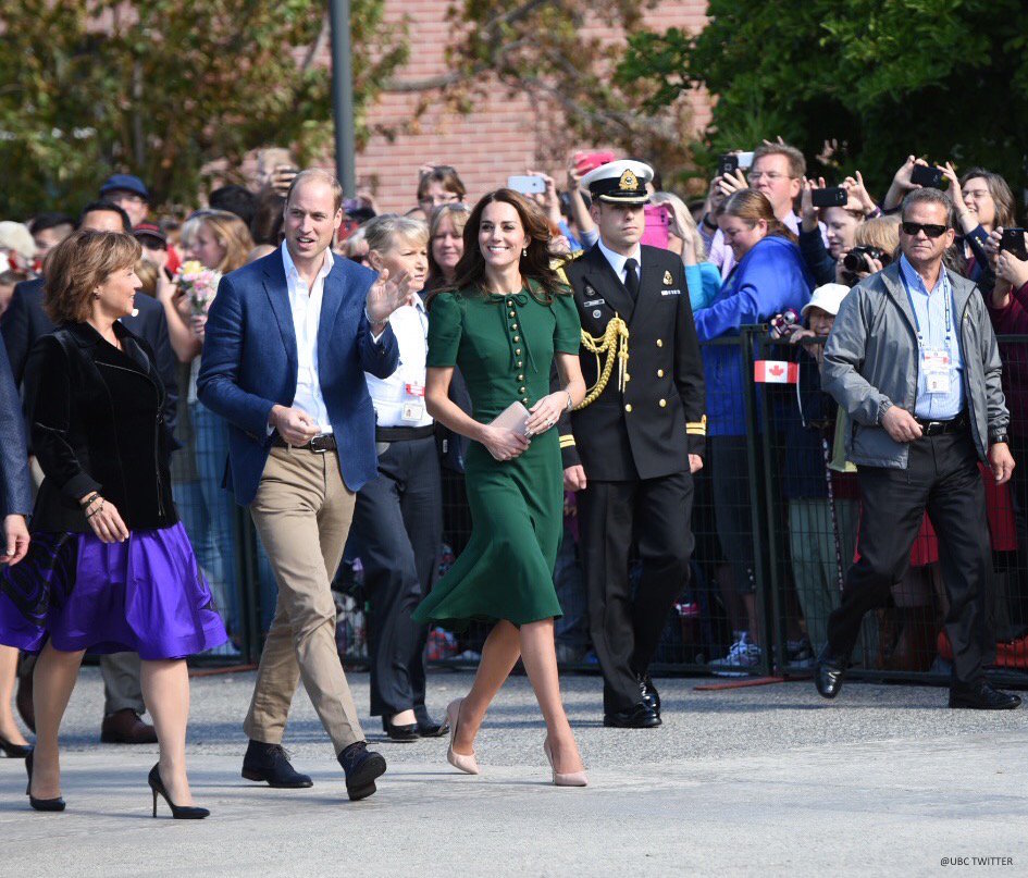 William and Kate at the University of British Columbia