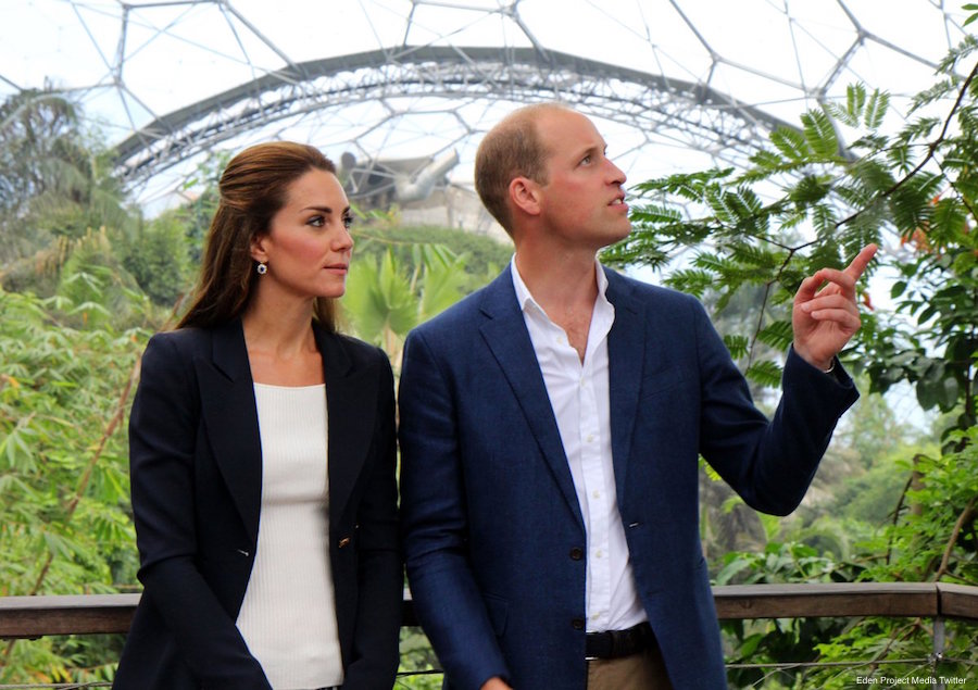 Will and Kate in the Eden Project