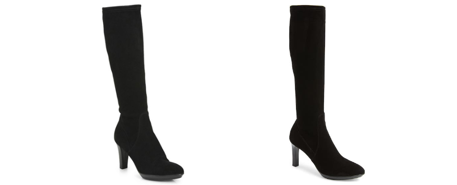 Kate Middleton wearing Aquatalia Rhumba Boots in Black Suede