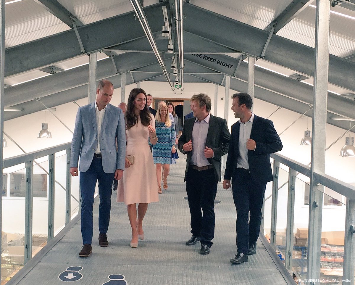 William and Kate tour the Cyder Farm