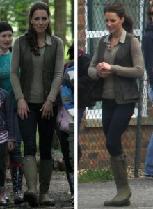 Kate Middleton wears Le Chameau Vierzonord Rain Boots in Vert