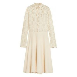 Kate Middleton's See by Chloé Fit And Flare Dress in Cream
