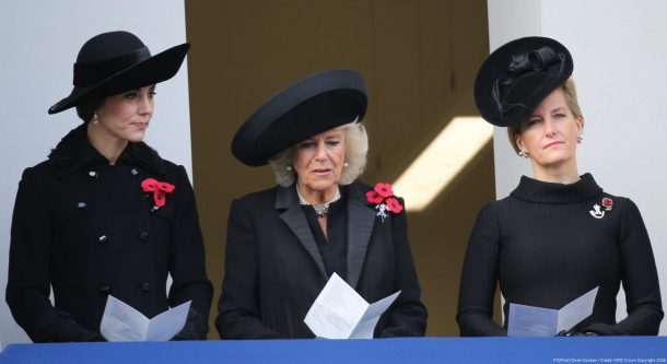 Duchess of Cambridge at the 2016 Service of Remembrance