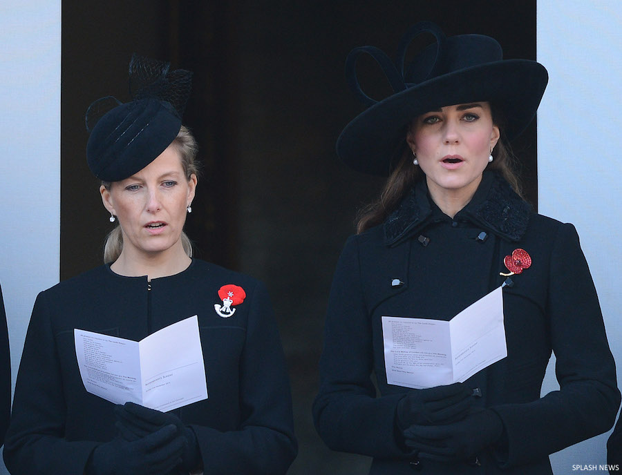 Kate in DVF coat & Philip Treacy hat for 2012 Service of Remembrance