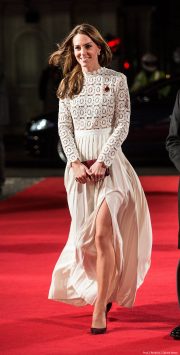 Kate Middleton attends the Street Cat Called Bob film premiere