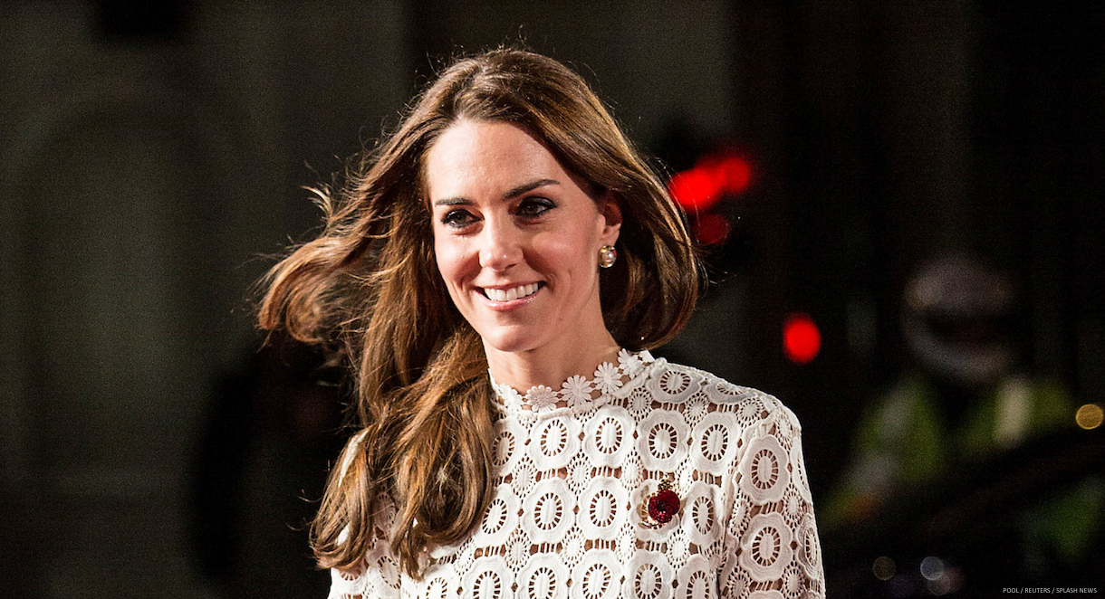 Kate Middleton wearing Oscar de la Renta earrings