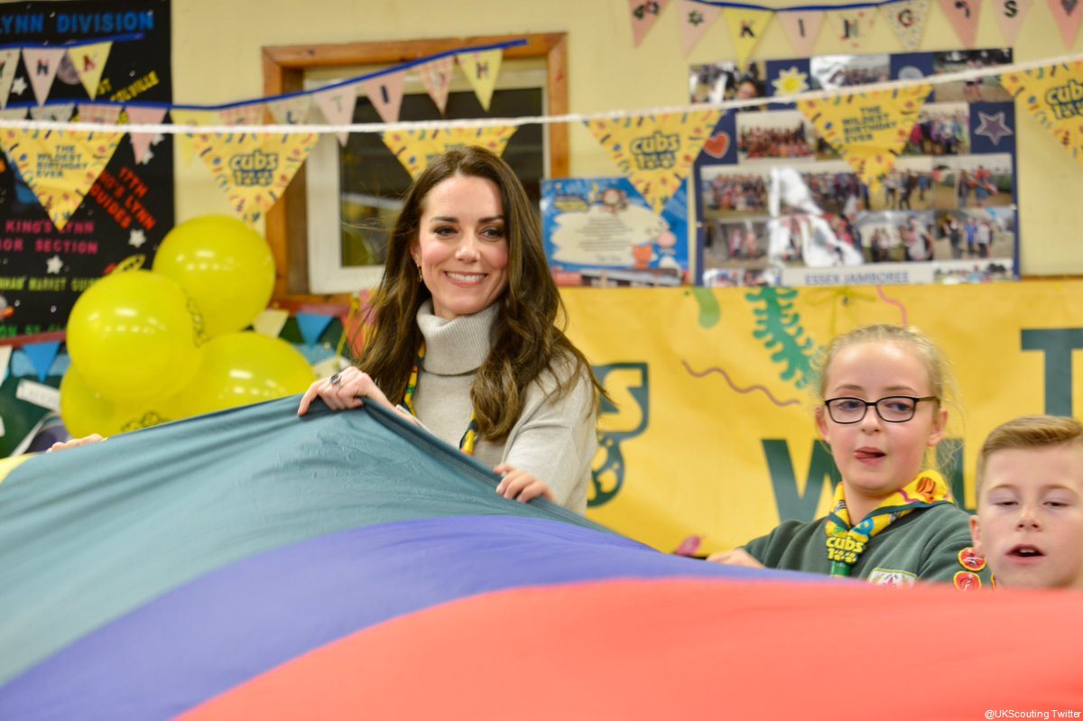 Kate MIddleton attends the Cubs100 birthday party in Norfolk