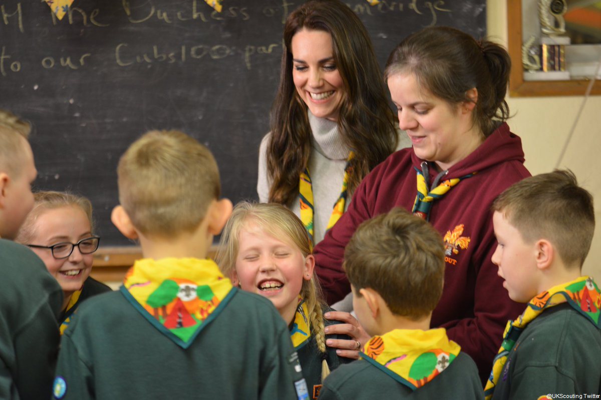 Kate MIddleton attends the Cubs100 birthday party in Norfolk